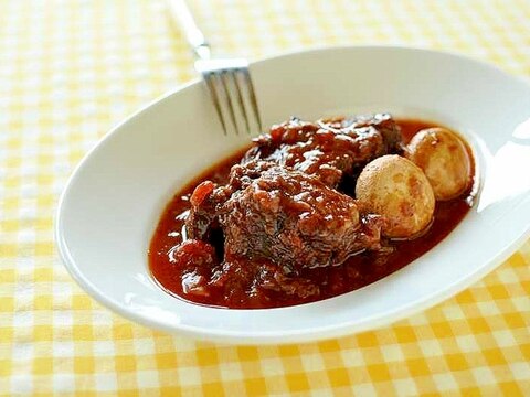 牛肉の赤ワイン煮 ~圧力鍋バージョン~